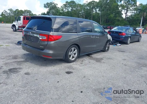 2020 Honda Odyssey Ex-L/Ex-L W/Navi Res from USA, damaged, VIN 5FNRL6H73LB019652